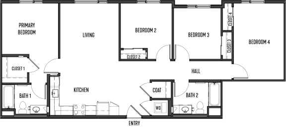 Floor Plan  a diagram of a scorpion with labels on it