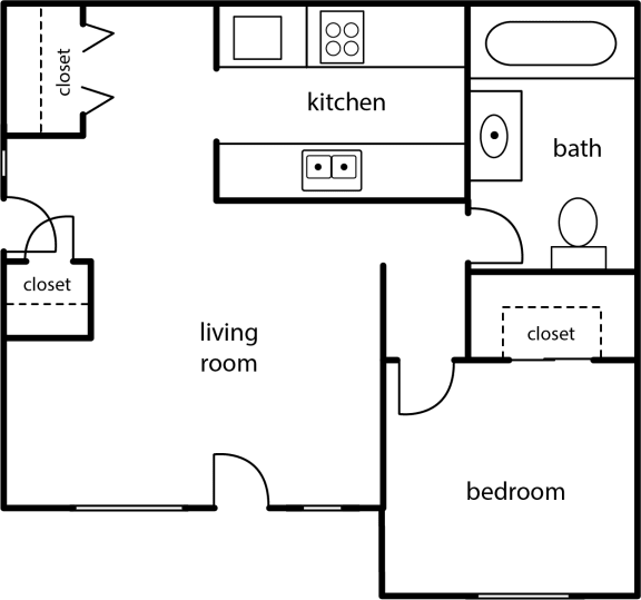 a floor plan of a house