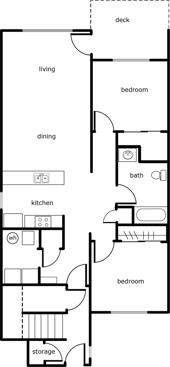 a floor plan of a house