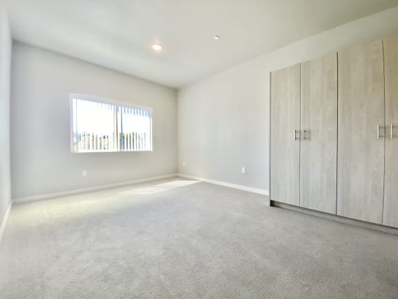 3 bed 2 bath bedroom with built in closet