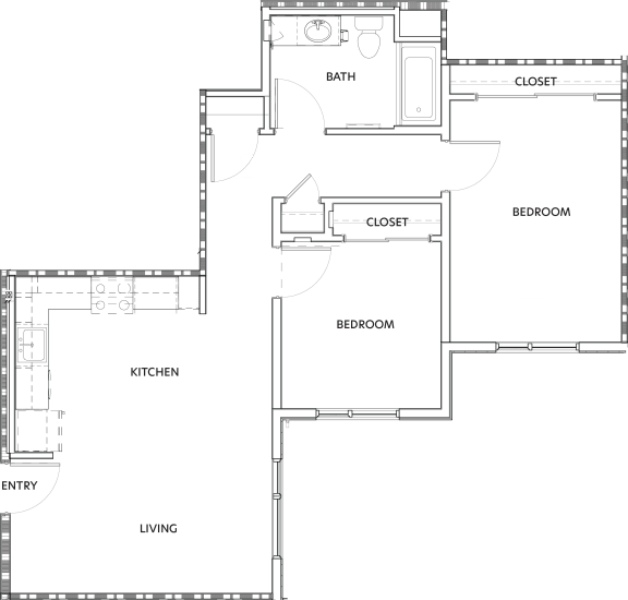 a floor plan of a house