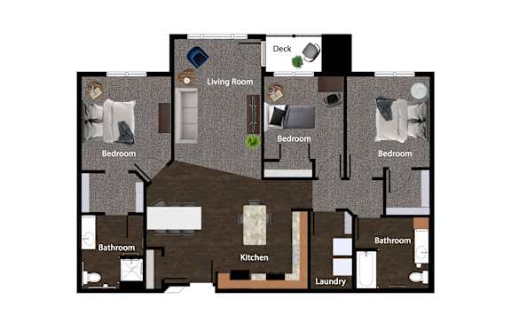 Three Bedroom ADA Connex Apartments in St. Michael, MN