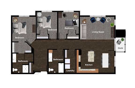 Three Bedroom Connex Apartments in St. Michael, MN