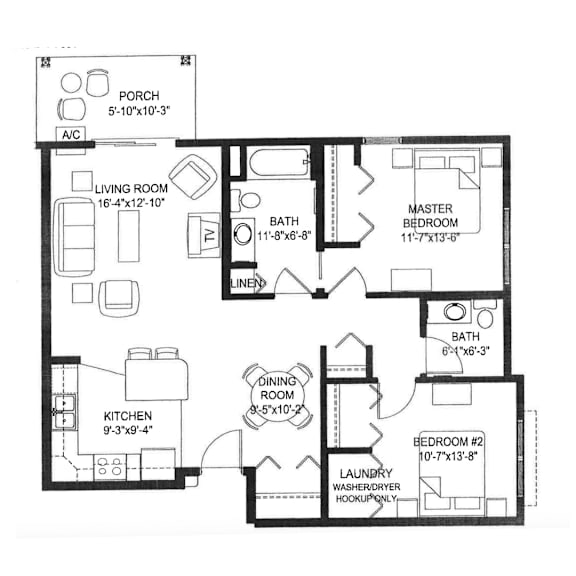 Cedar Creek Apartrments, Income Restricted Senior Housing. Affordable one bedroom apartments, two bedroom apartments. Independent lifestyle community. Housing in Rothschild Wisconsin.