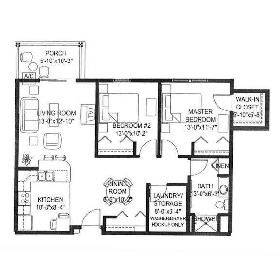 Cedar Creek Apartrments, Income Restricted Senior Housing. Affordable one bedroom apartments, two bedroom apartments. Independent lifestyle community. Housing in Rothschild Wisconsin.