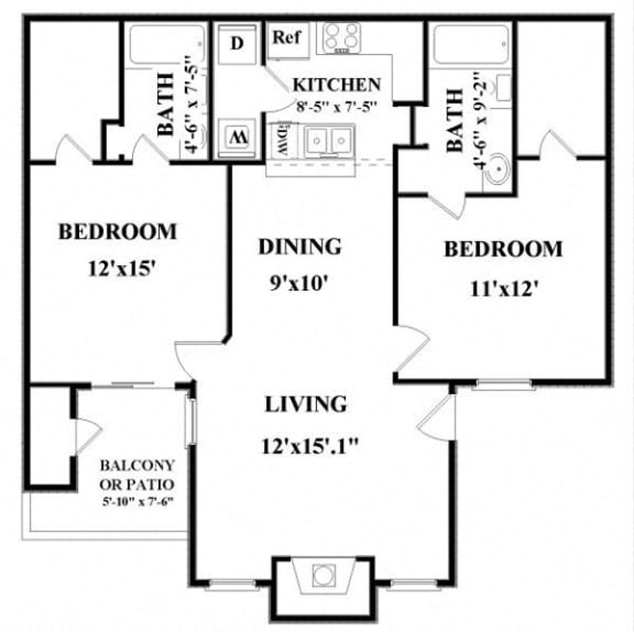 an illustration of a floor plan of a house