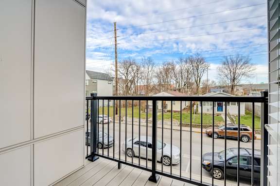 Balcony with Railing at Wesmont, Indianapolis, IN