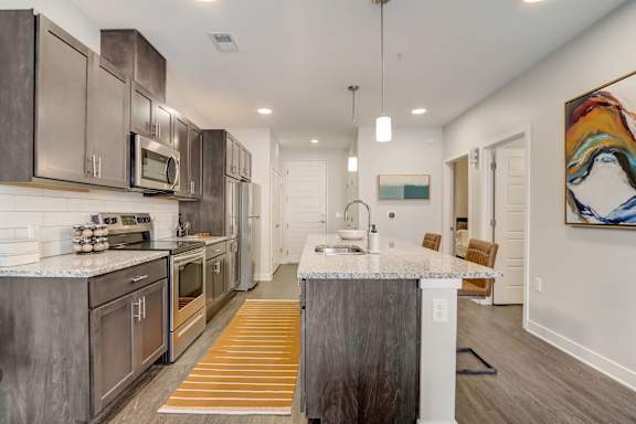 Modern Kitchen View at Wesmont, Indiana