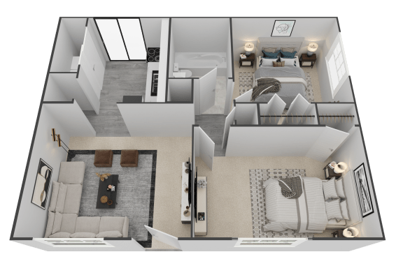the legacy at walnut creek apartments floor plan with bedroom and living room