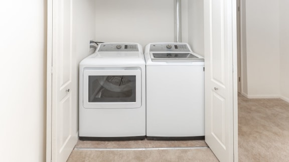 In Unit Full Size Washer and Dryer at Cromwell Valley Apartments, Towson, Maryland