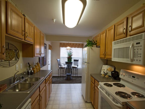 Large eat in kitchen with plenty of natural light