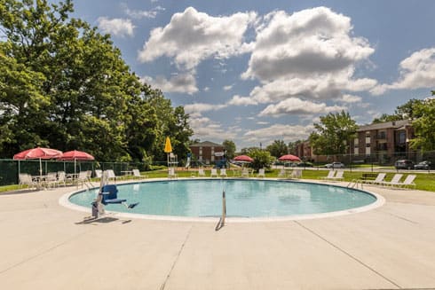 Swimming pool at Fairbrook Park, Maryland