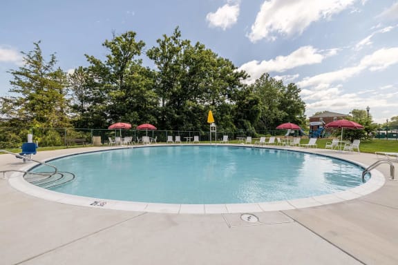 Resort style pool at Security Park Apartments*, Maryland