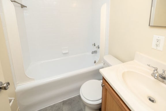 Bathroom in a 1 bedroom apartment at deer hill apartments in c at Ivy Hall Apartments*, Towson, 21204