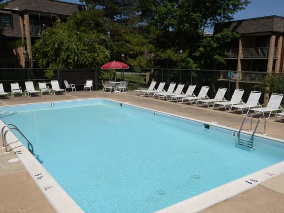 Private swimming pool at Ivy Hall Apartments*, Maryland, 21204