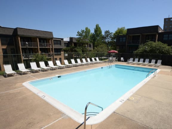 Private swimming pool at Ivy Hall Apartments*, Towson
