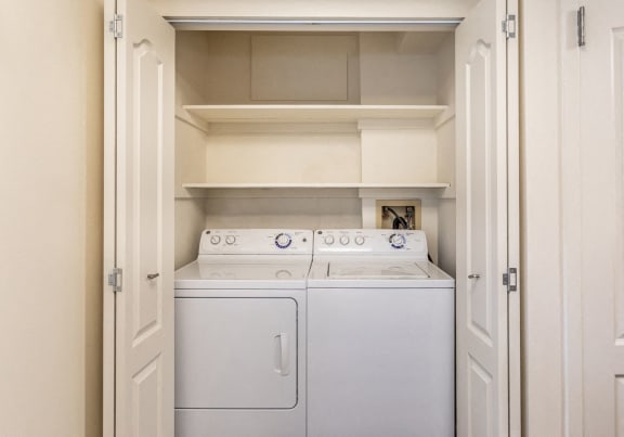 Full size washer and dryer at Ivy Hall Apartments*, Towson, 21204