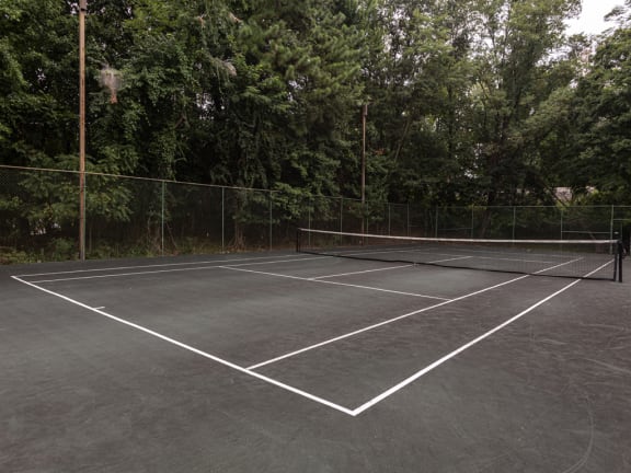 Open Tennis Court at Brittany Apartments, Maryland