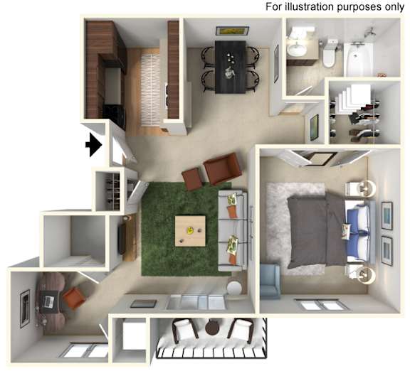 A series of images showing different rooms of a house.
