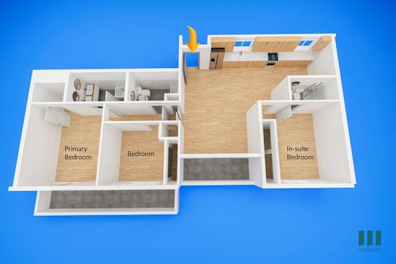 Wilshire - Three-Bedroom Three-Bathroom