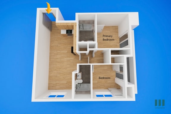 Roxbury - Two-Bedroom Two-Bathroom