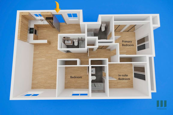 Sunset - Three-Bedroom Three-Bathroom