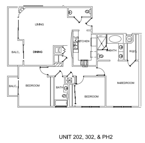 Units 202, 302, PH2