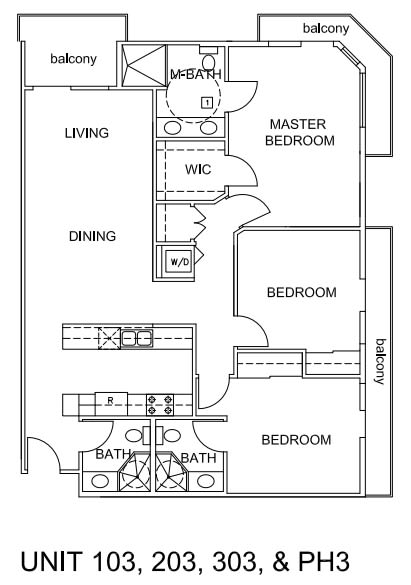 Units 103, 203, PH3