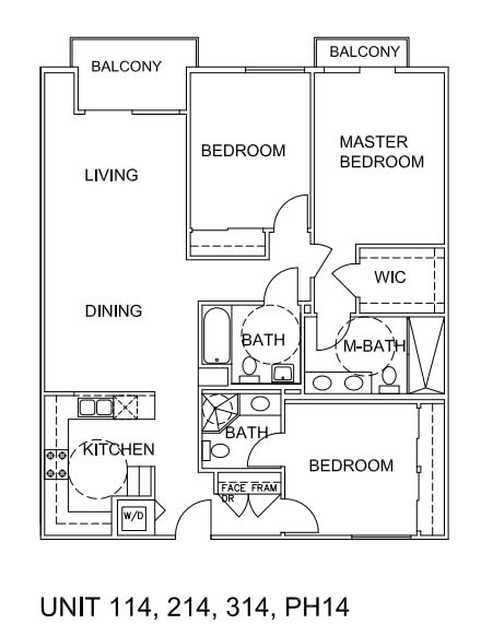 Unit 114, 214, 314, PH14