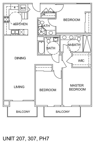 Units 207, 307, PH7