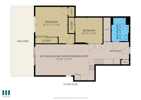 Ash Floor Plan at Ogden Garden by Wiseman, California