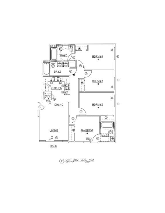 the floor plan of the residence