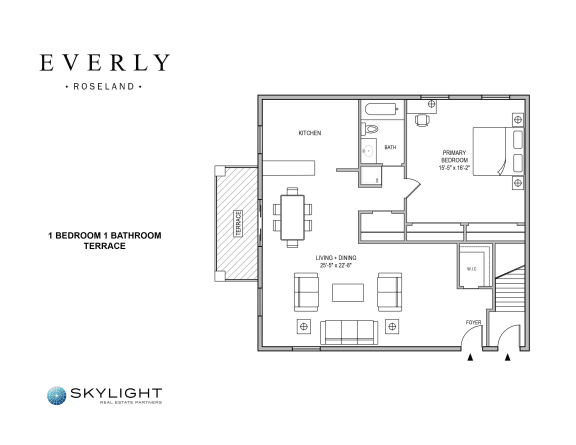 1 Bedroom Floor Plan