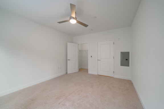 Carpeted Bedroom at Infinity Edgewater, Edgewater, NJ, 07020