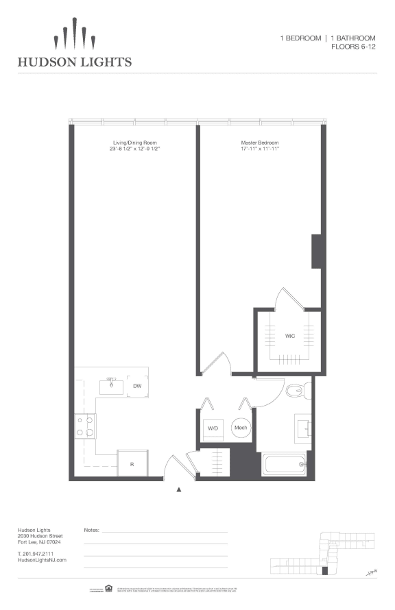 Residence 918 at Hudson Lights, Fort Lee, NJ