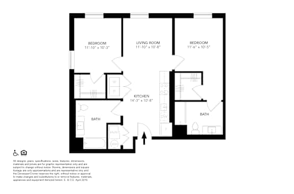 A black and white image of a floor plan for a house.
