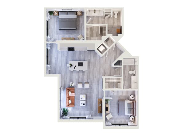 Floor Plan  bedroom floor plan an in 2d at Leena Plantation, Florida
