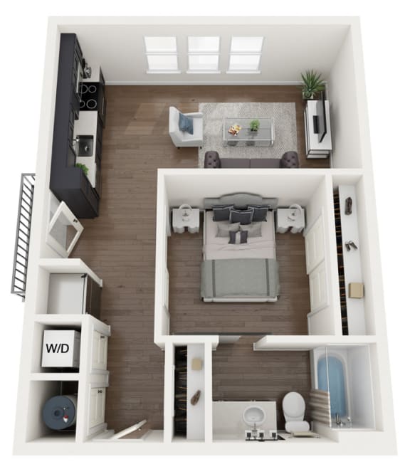  Floor Plan A-B BALCONY