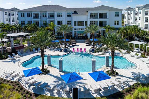 Pool Aerial View at Altis Grand Lake Willis, Orlando, 32821