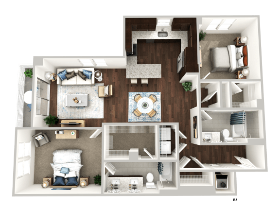 Floor Plan  B3 ( Banyan )