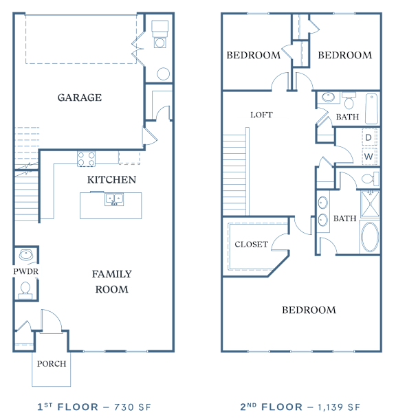 the floor plans for the apartments are presented in this image