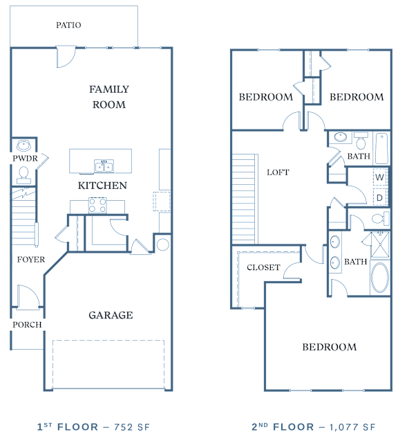 the floor plans for the apartments are shown in this illustration