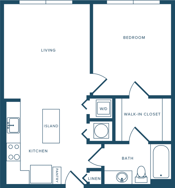 Floor Plan  1X1