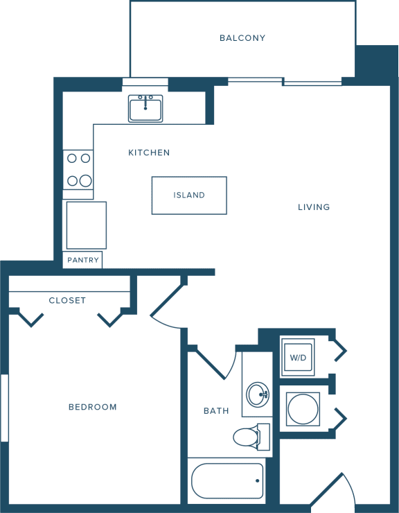 Floor Plan  1X1