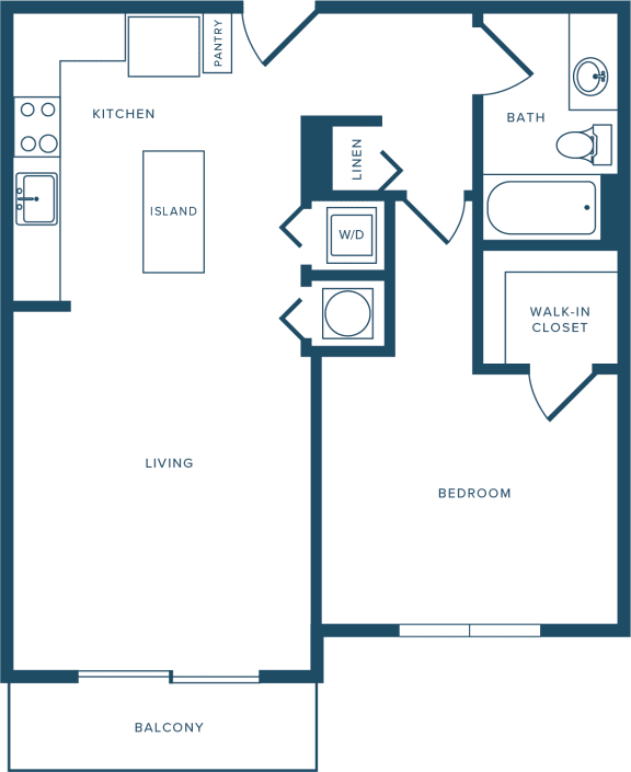Floor Plan  1X1