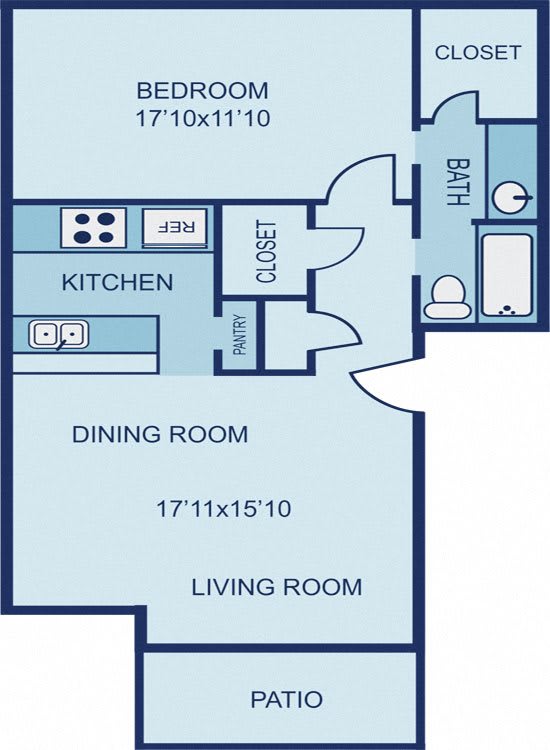 a floor plan of a house with a dining room and a living room