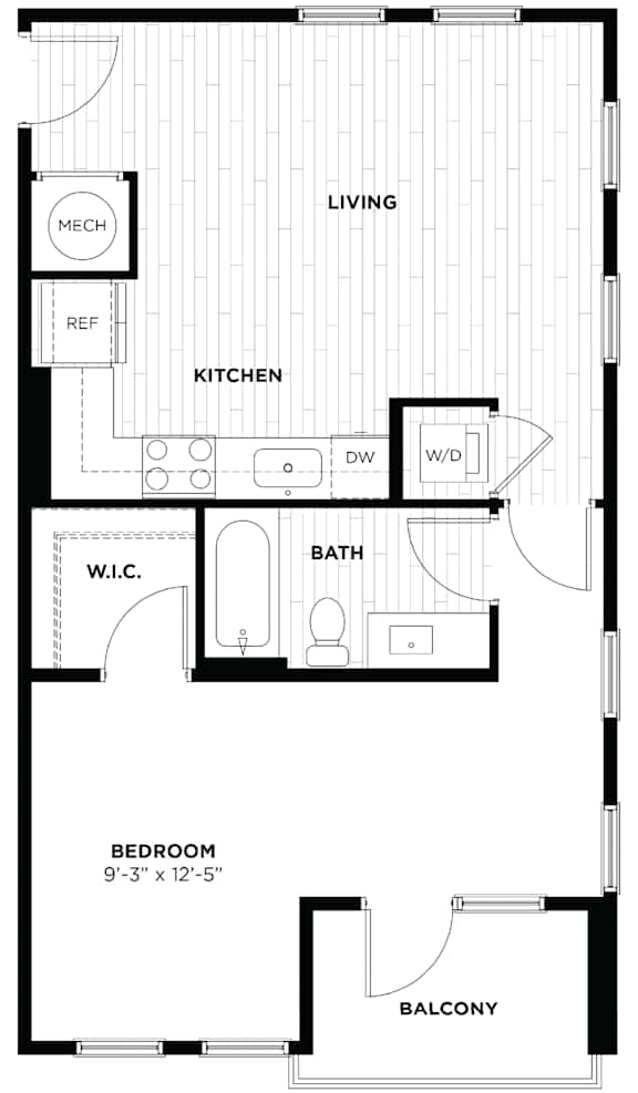 a floor plan of a small house