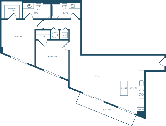 Floor Plan  2x2