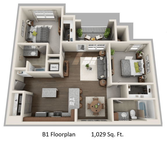 vintage-at-emory-road-b1-floor-plan