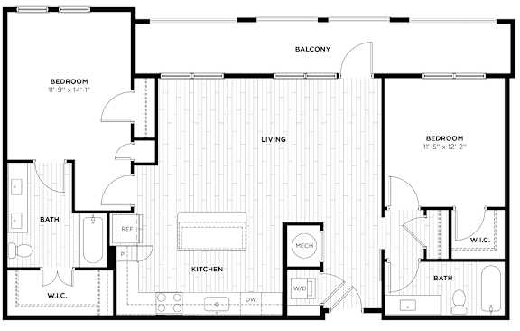 a blueprint of a floor plan of a house
